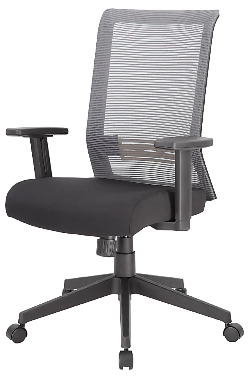 Boss Office Products Horizontal Mesh Back Task Chair, Gray/Black