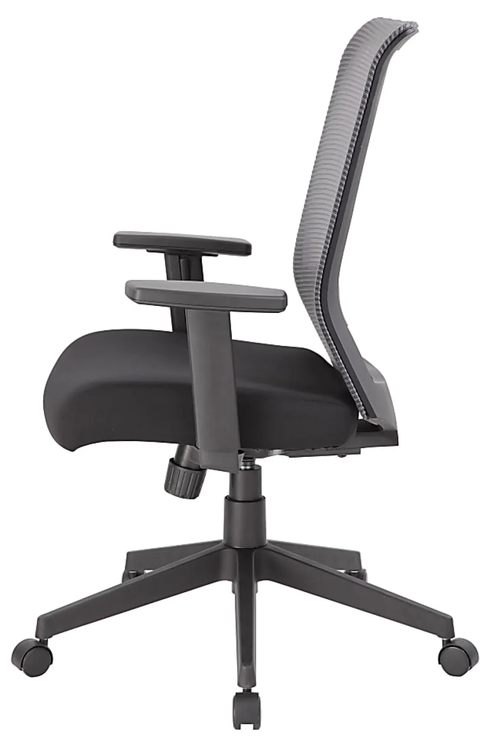 Boss Office Products Horizontal Mesh Back Task Chair, Gray/Black