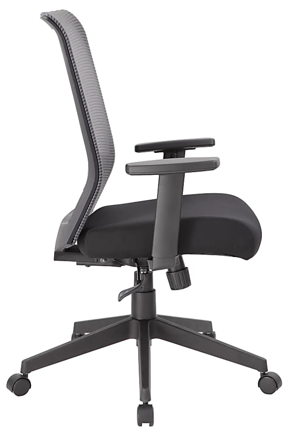Boss Office Products Horizontal Mesh Back Task Chair, Gray/Black