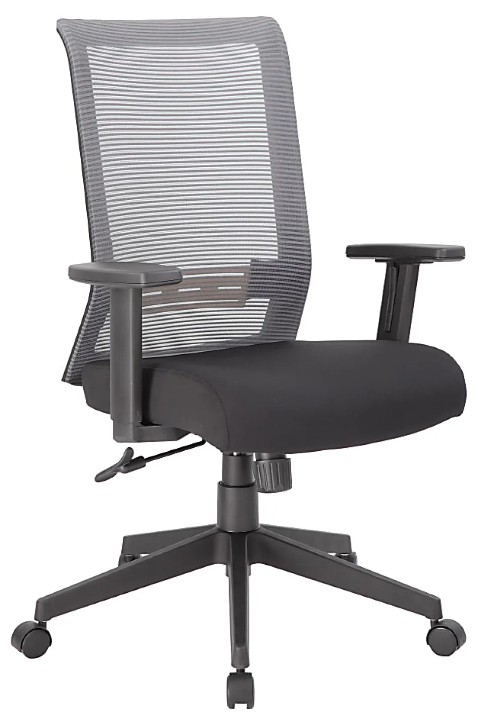 Boss Office Products Horizontal Mesh Back Task Chair, Gray/Black