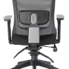 Boss Office Products Mesh-Back 3-Paddle Task Chair, Black/Gray