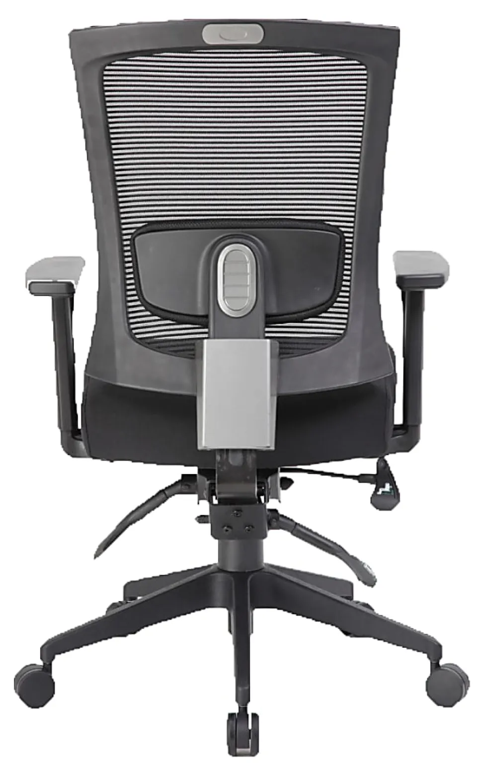 Boss Office Products Mesh-Back 3-Paddle Task Chair, Black/Gray