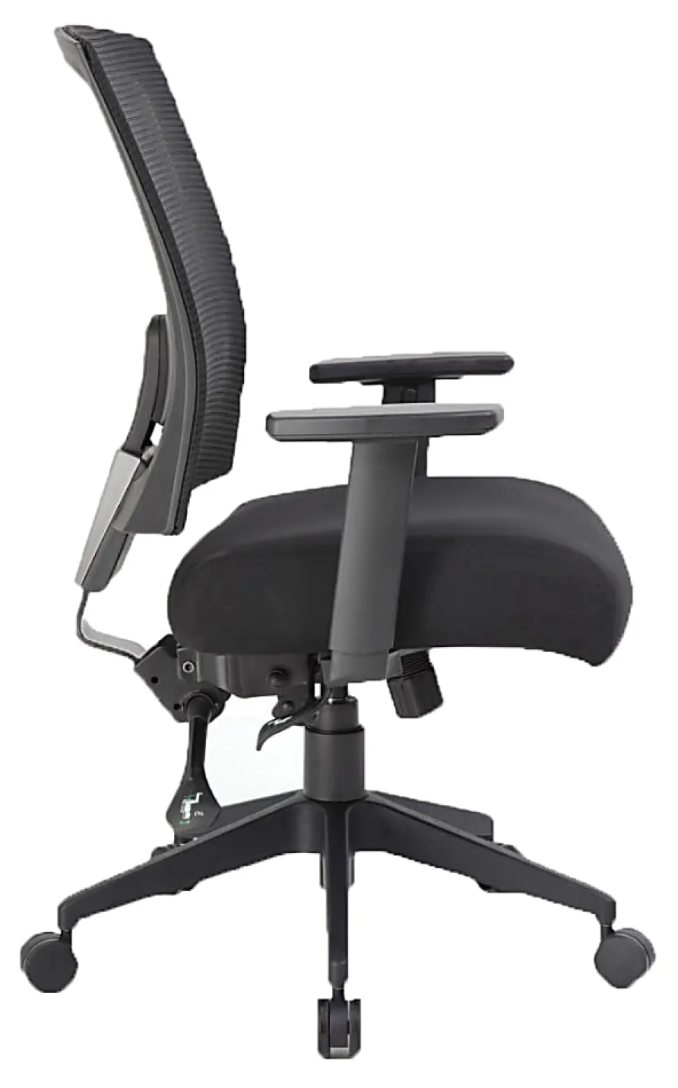 Boss Office Products Mesh-Back 3-Paddle Task Chair, Black/Gray