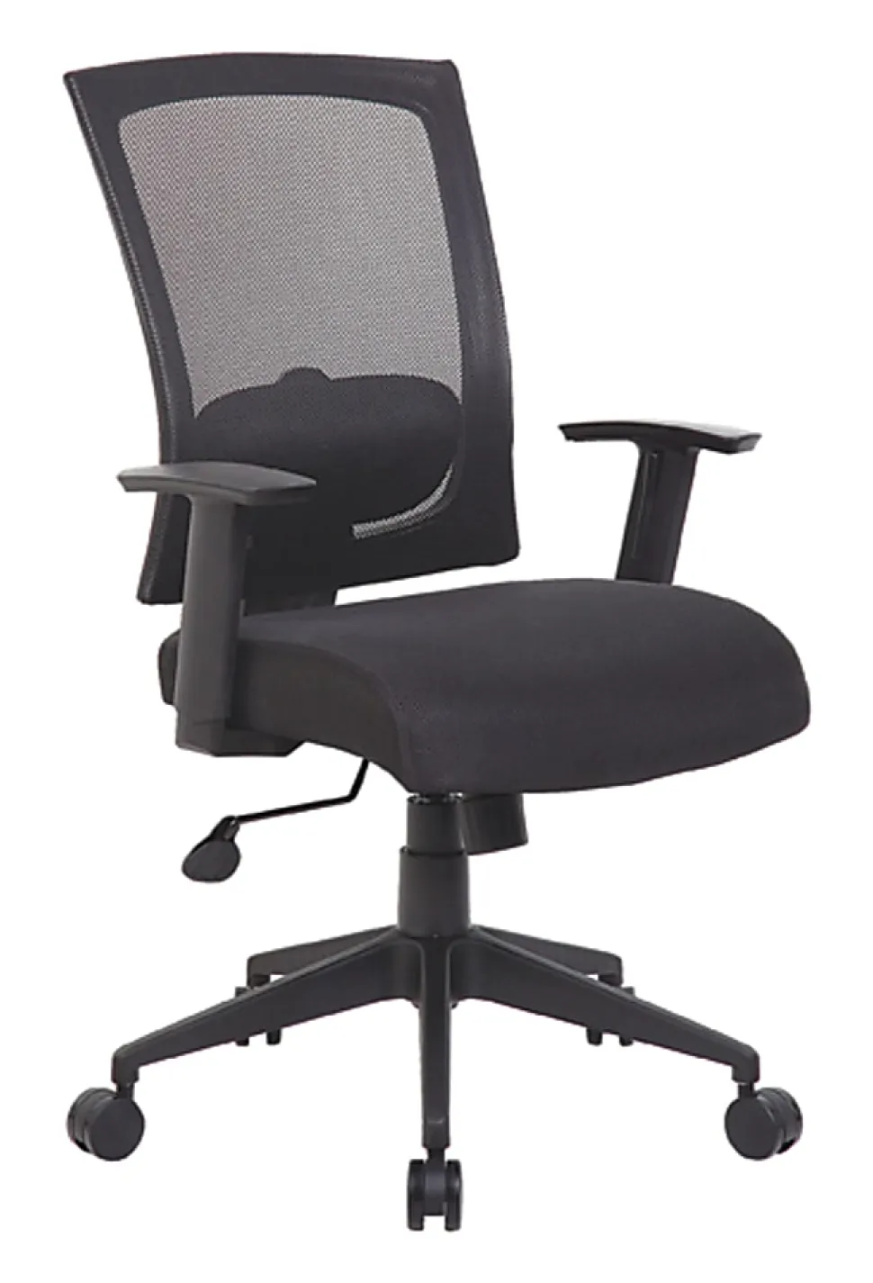 Boss Office Products Mesh-Back Task Chair, Black
