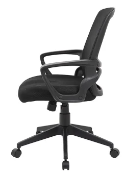 Boss Office Products Mesh Task Chair With Loop Arms, 37