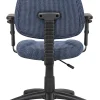 Boss Office Products Posture Mid-Back Task Chair, Black/Blue