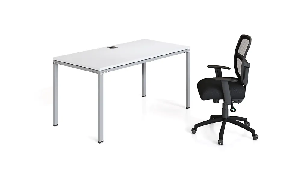 Boss Office Products Simple System Workstation, 60" x 24", White