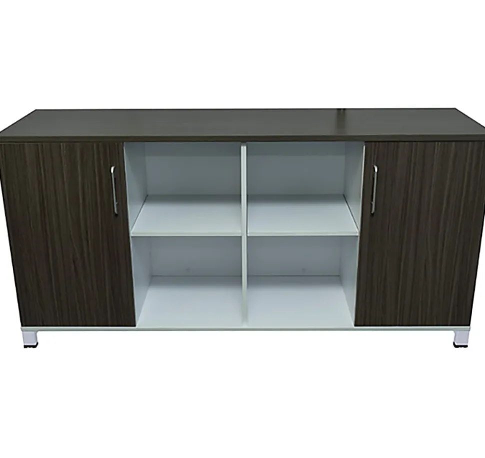 Boss Office Products Simple System 71"W Credenza, Driftwood