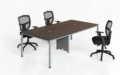 Boss Office Products Simple System Rectangular Conference Table, 29-1/2”H x 95”W x 47”D, Driftwood