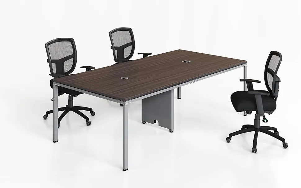 Boss Office Products Simple System Rectangular Conference Table, 29-1/2”H x 95”W x 47”D, Driftwood