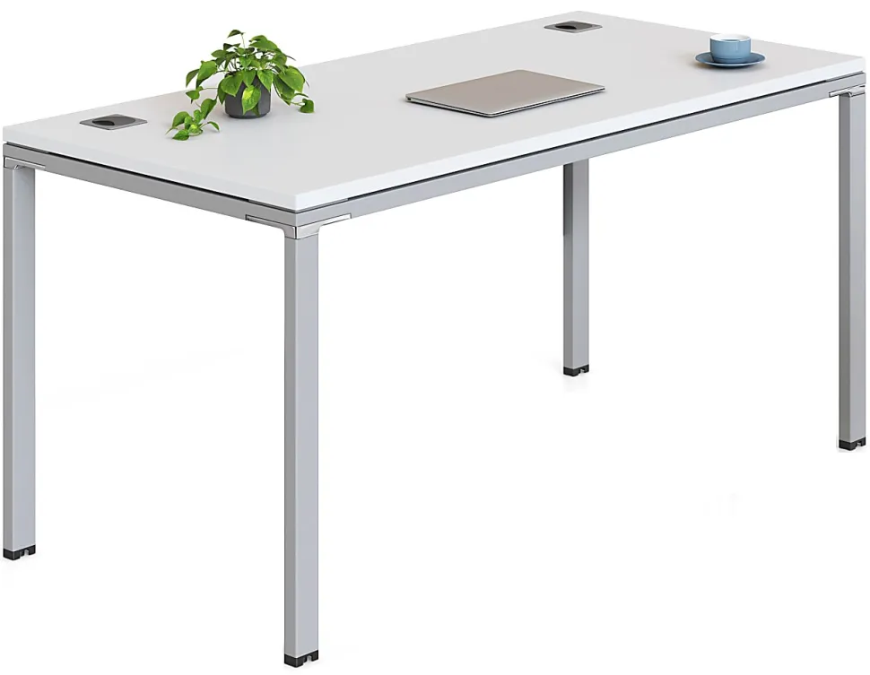 Boss Office Products Simple System Workstation, 66" x 24", White