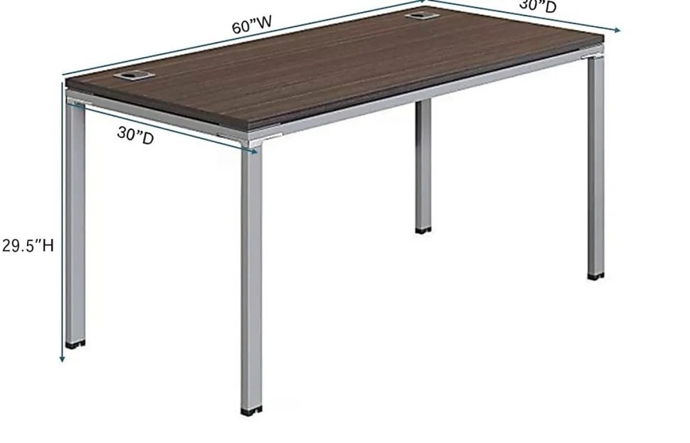 Boss Office Products Simple System Workstation, 60" x 30", White