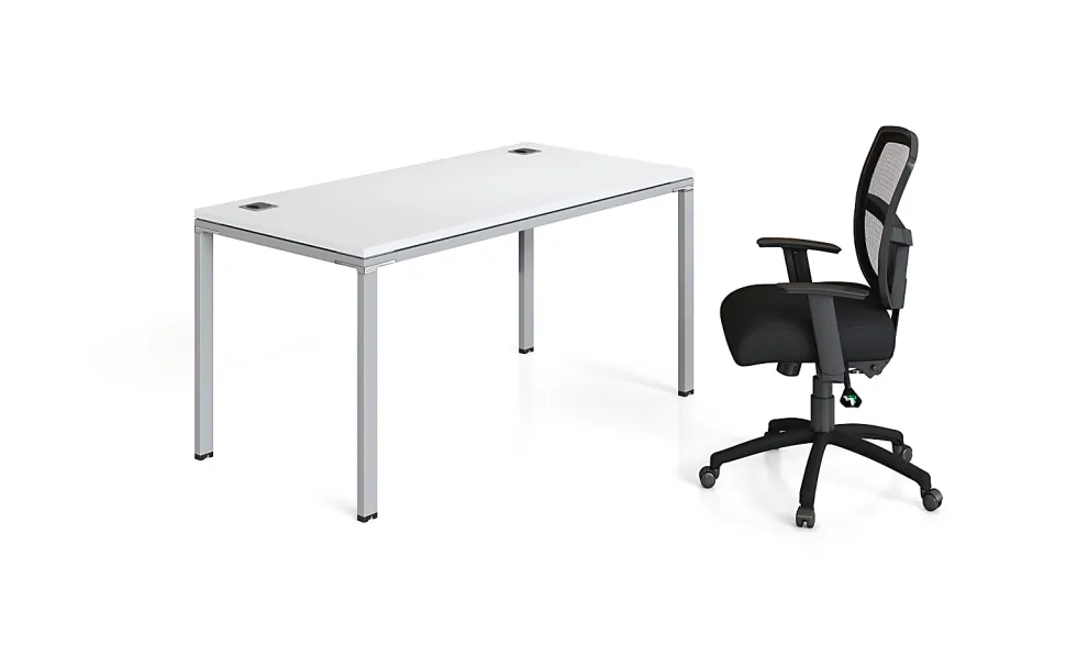 Boss Office Products Simple System Workstation, 60" x 30", White