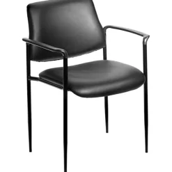 Boss Office Products Stackable Chair, Black