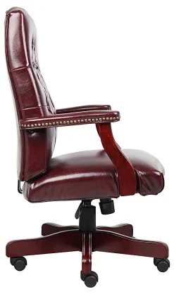 Boss Office Products Traditional Ergonomic High-Back Executive Chair, 47