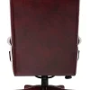 Boss Office Products Traditional Ergonomic High-Back Chair, 44"H, Burgundy/Mahogany