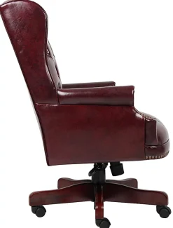 Boss Office Products Traditional Ergonomic High-Back Chair, 44