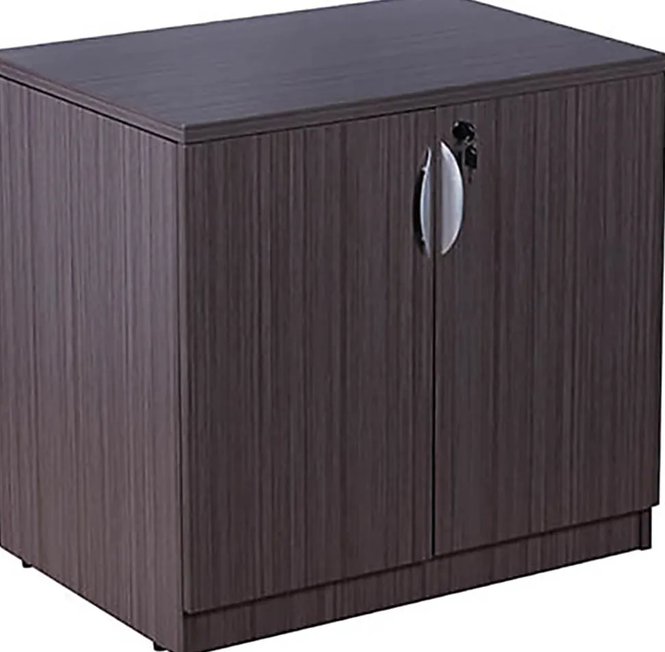 Boss Office Products 31"W Storage Cabinet, Driftwood