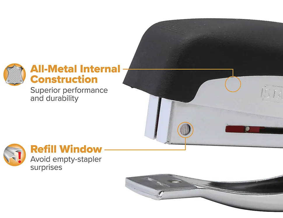 Bostitch® Deluxe Hand-Held Stapler, Black