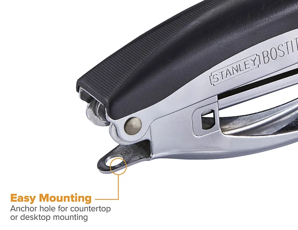 Bostitch® Deluxe Hand-Held Stapler, Black