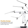 Bostitch® Dual-Swing Arm LED Desk Lamp, 49"H, Black