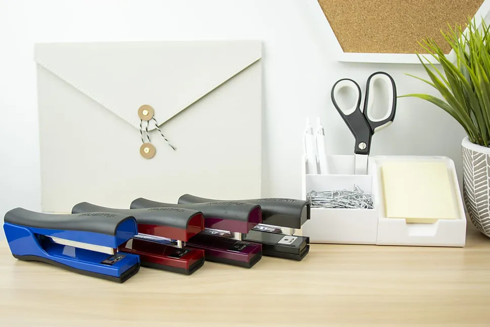 Bostitch® Dynamo Stand-Up Stapler With Built-In Pencil Sharpener, 6", Assorted Colors