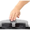 Bostitch® EZ Squeeze™ Three-Hole Punch, 12 Sheet Capacity, Black/Silver