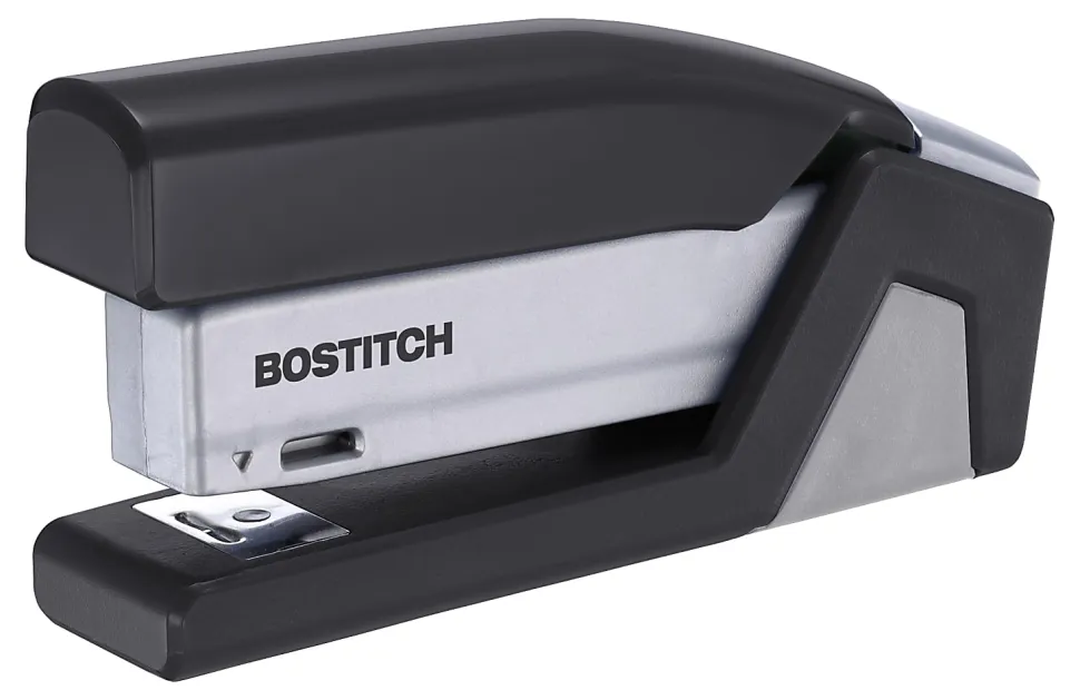 Bostitch® InJoy™ 20 Spring-Powered Compact Stapler, 20 Sheets Capacity, Black/Gray