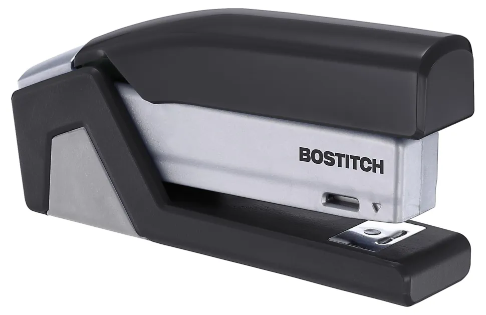 Bostitch® InJoy™ 20 Spring-Powered Compact Stapler, 20 Sheets Capacity, Black/Gray