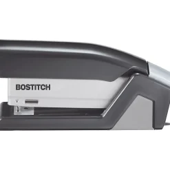 Bostitch® InJoy™ 20 Spring-Powered Compact Stapler, 20 Sheets Capacity, Black/Gray