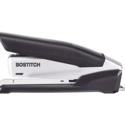 Bostitch® InPower™ Premium Spring-Powered Desktop Stapler, 28 Sheets Capacity, Black/Silver