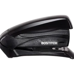 Bostitch® Inspire™ Spring-Powered Compact Stapler, 15 Sheet Capacity, Black