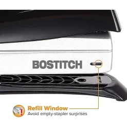 Bostitch® Inspire™ Spring-Powered Desktop Stapler, 20 Sheets Capacity, Black