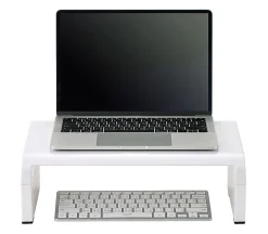 Bostitch® Konnect Monitor Stand, 2-3/8”H x 16-3/16”W x 9-7/8”D, White