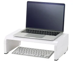 Bostitch® Konnect Monitor Stand, 2-3/8”H x 16-3/16”W x 9-7/8”D, White