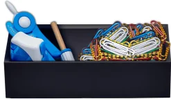 Bostitch® Konnect Stackable Wide Accessory Tray, Black