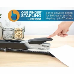 Bostitch Long Reach® Stapler, Black/Silver