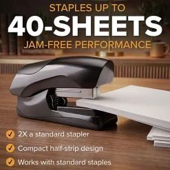 Bostitch® Office Flat Clinch Stapler, 2-5/8