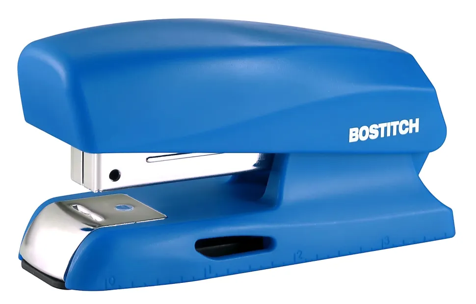 Bostitch® Office Half-Strip Compact Stapler, 1-3/4", Blue