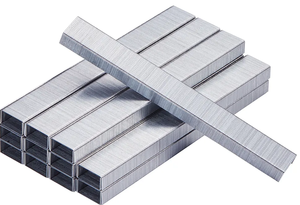 Bostitch® Premium Standard Staples With Plastic Box, 1/4" Size, Full Strip, Box Of 5,000