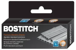Bostitch Premium Staples, 1/4" Standard, Box Of 5,000