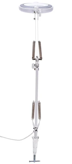 Bostitch® PureOptics LED VLED600 Magnifying Desk Lamp With Clamp Mount, 22