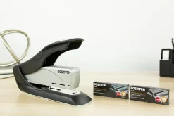 Bostitch Spring-Powered Premium Heavy Duty Stapler, Black/Silver