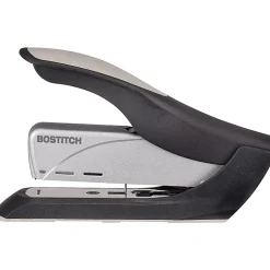 Bostitch Spring-Powered Premium Heavy Duty Stapler, Black/Silver
