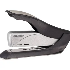 Bostitch Spring-Powered Premium Heavy Duty Stapler, Black/Silver