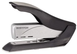 Bostitch Spring-Powered Premium Heavy Duty Stapler, Black/Silver