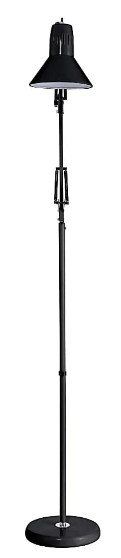 Bostitch® Swing Arm LED Floor Lamp, 72"H, Black