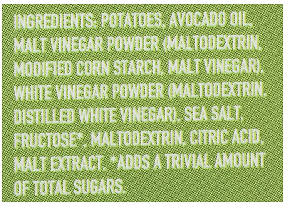 Boulder Canyon Kettle Style Potato Chips, Malt Vinegar & Sea Salt, 5.25 Oz, Total Qty 12
