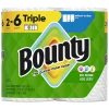 Bounty Select-A-Size 2-Ply Double-Roll Paper Towels, 2 Triple Rolls/123 Sheets Per Roll, White