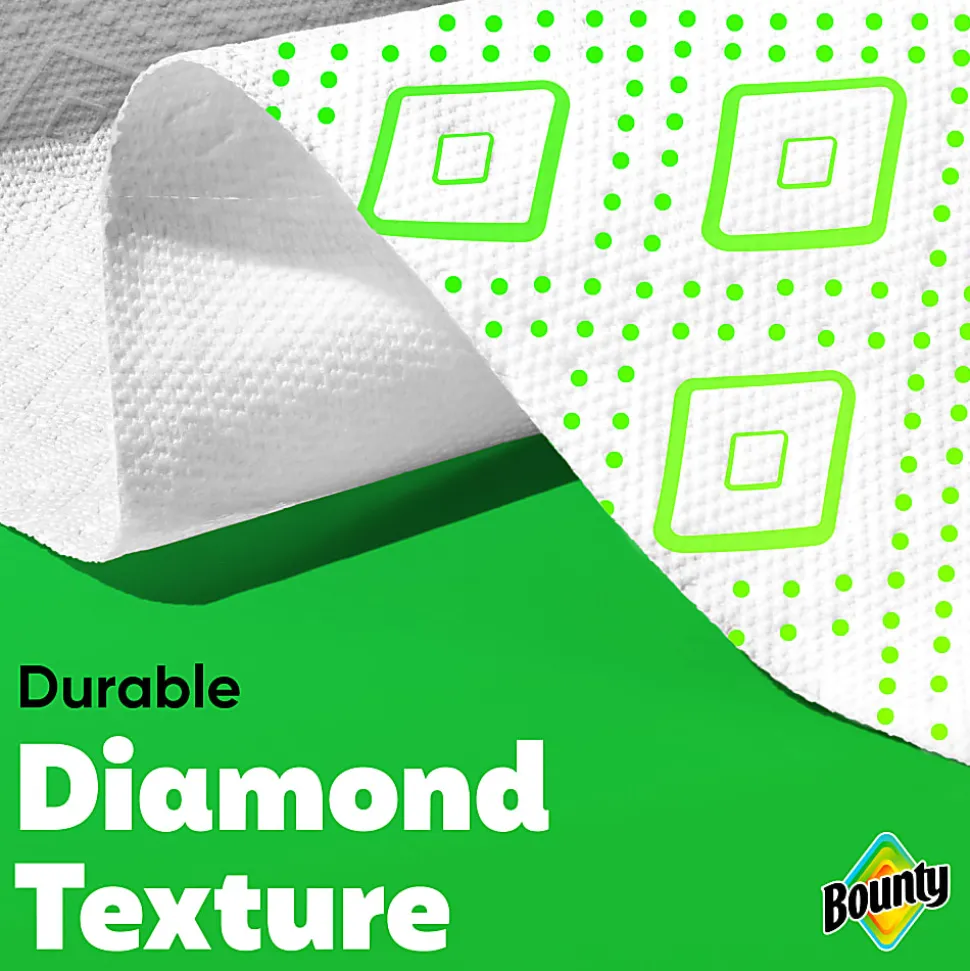 Bounty Select-A-Size 2-Ply Double-Roll Paper Towels, 2 Triple Rolls/123 Sheets Per Roll, White